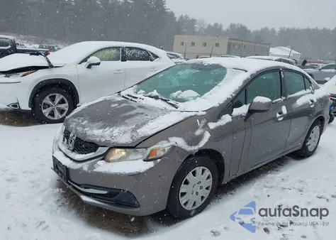 2013 Honda Civic Lx z USA, uszkodzony, nr VIN 2HGFB2F5XDH594196